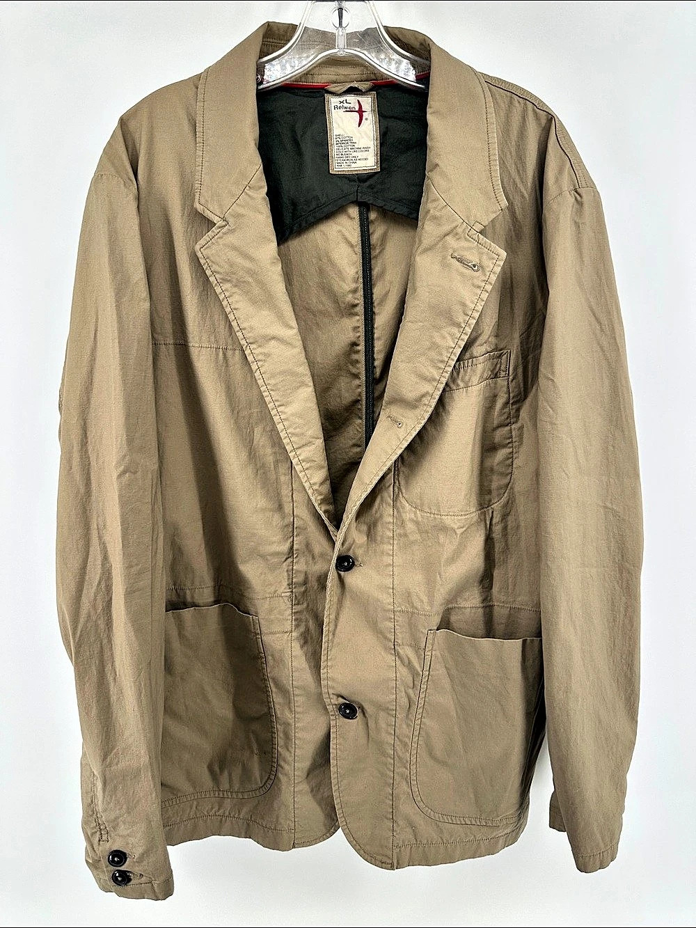 Relwen Flyweight Flex Blazer Cotton Utility Blazer Men’s XL